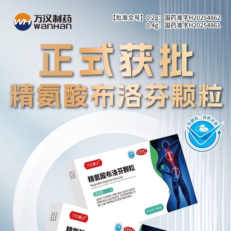 精氨酸布洛芬颗粒